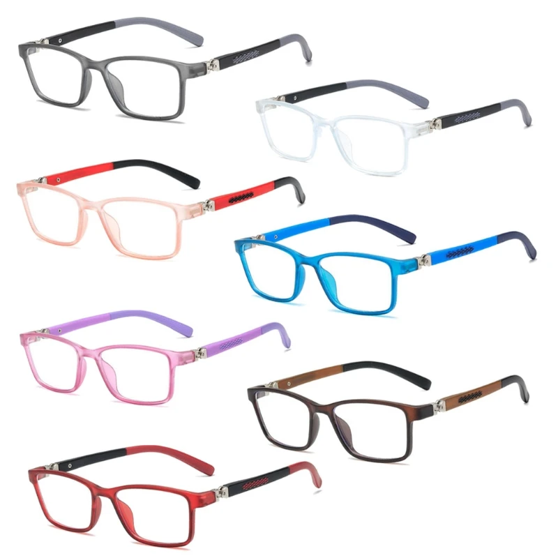 Eyeglass Frames Kids Anti Blue Light Blocking Optical Frame Eyewears Boys Girls Computer Transparent