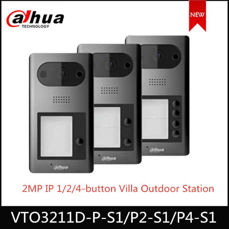 Dahua Video Intercoms IP 1 2 4 Button Villa Outdoor Station VTO3211D-P P2 P4 -S1 Optional 2MP HD CMOS camera ICR Night vision Dahua Video Intercoms IP 1 2 4 Button Villa Outdoor Station VTO3211D-P P2 P4 -S1 Optional 2MP HD CMOS camera ICR Night vision
