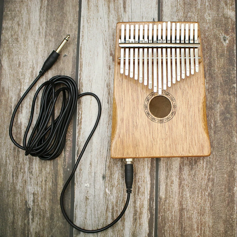 Новинка 17 клавиш EQ Kalimba красное дерево динамик для большого пальца телефонная
