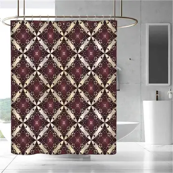 

Waterproof and Colorful Shower Curtain Polyester Shower Curtain Bath Shower