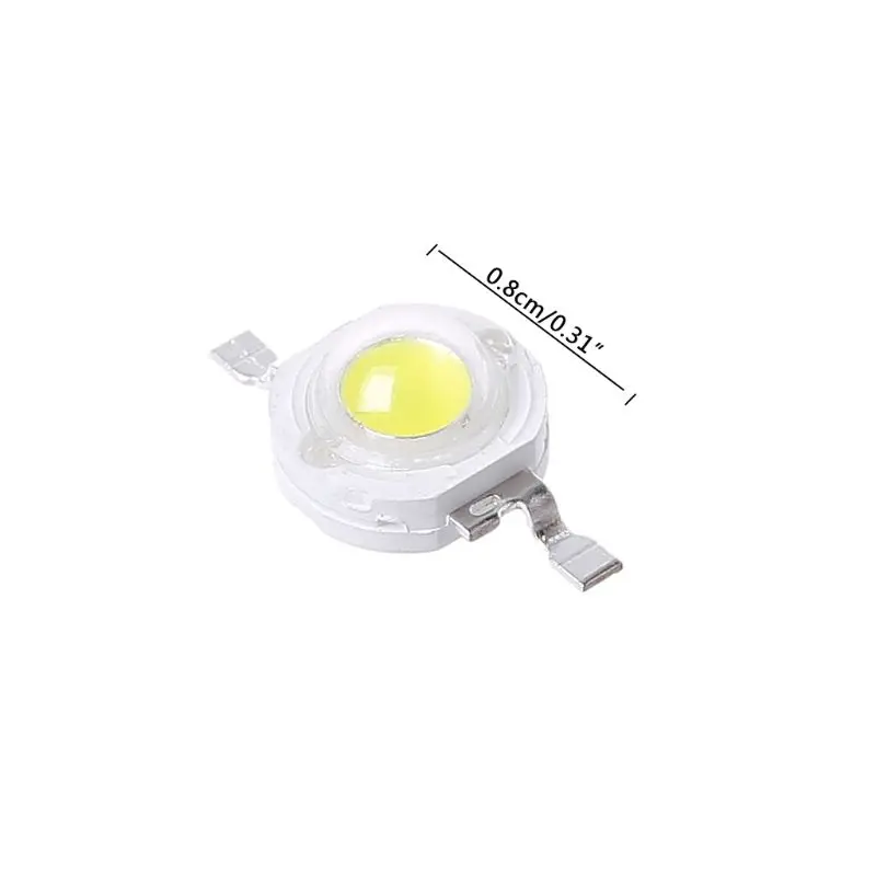 Высокая мощность 1 Вт Светодиодный SMD светильник Чип Энергосберегающие лампы бусины лампы для DIY белый