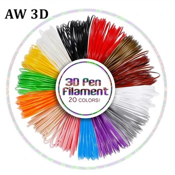 

100 Meter 1.75mm PLA Material PLA Filament 3d Refill Plastic For Printer or 3 D Pen drawing supplies Send From Russian