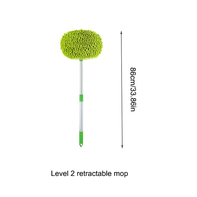 Three Section Telescopic Car Washing Mop Super Absorbent Car Cleaning Car Brushes Mop Window Wash Tool Dust Soft Mop
