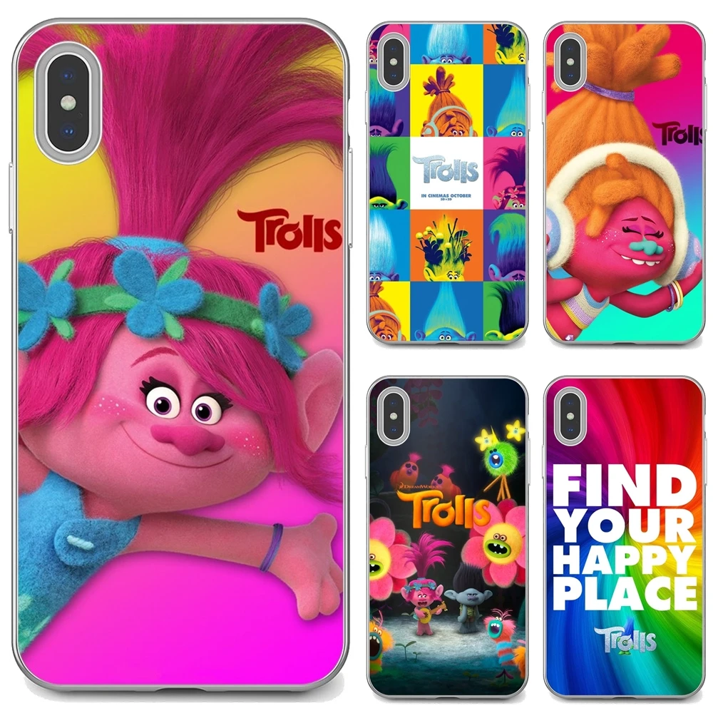 For Xiaomi Redmi 2 S2 3 3S 4 4A 5 5A 6 6A 7A 9 9T 9C 9A Pro Pocophone F1 movie-The-Trolls-wallpaper Silicone Bag Case | Мобильные