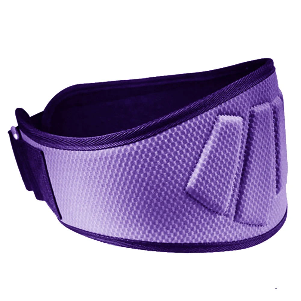 Purple Пояс для тяжелой атлетики Регулируемый для глубоких приседаний Тяжелая атлетика Спортивная тренировка Тренажерный зал Бодибилдинг приседания, тренировка фитнес - Цвет: Purple
