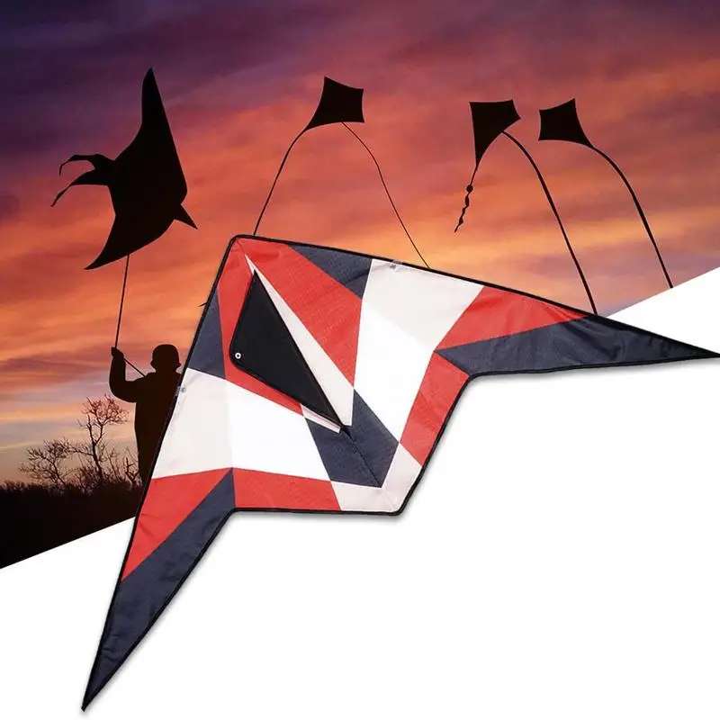 

Armor triangle kite color random new triangle kite 30 meterline doll kite toy