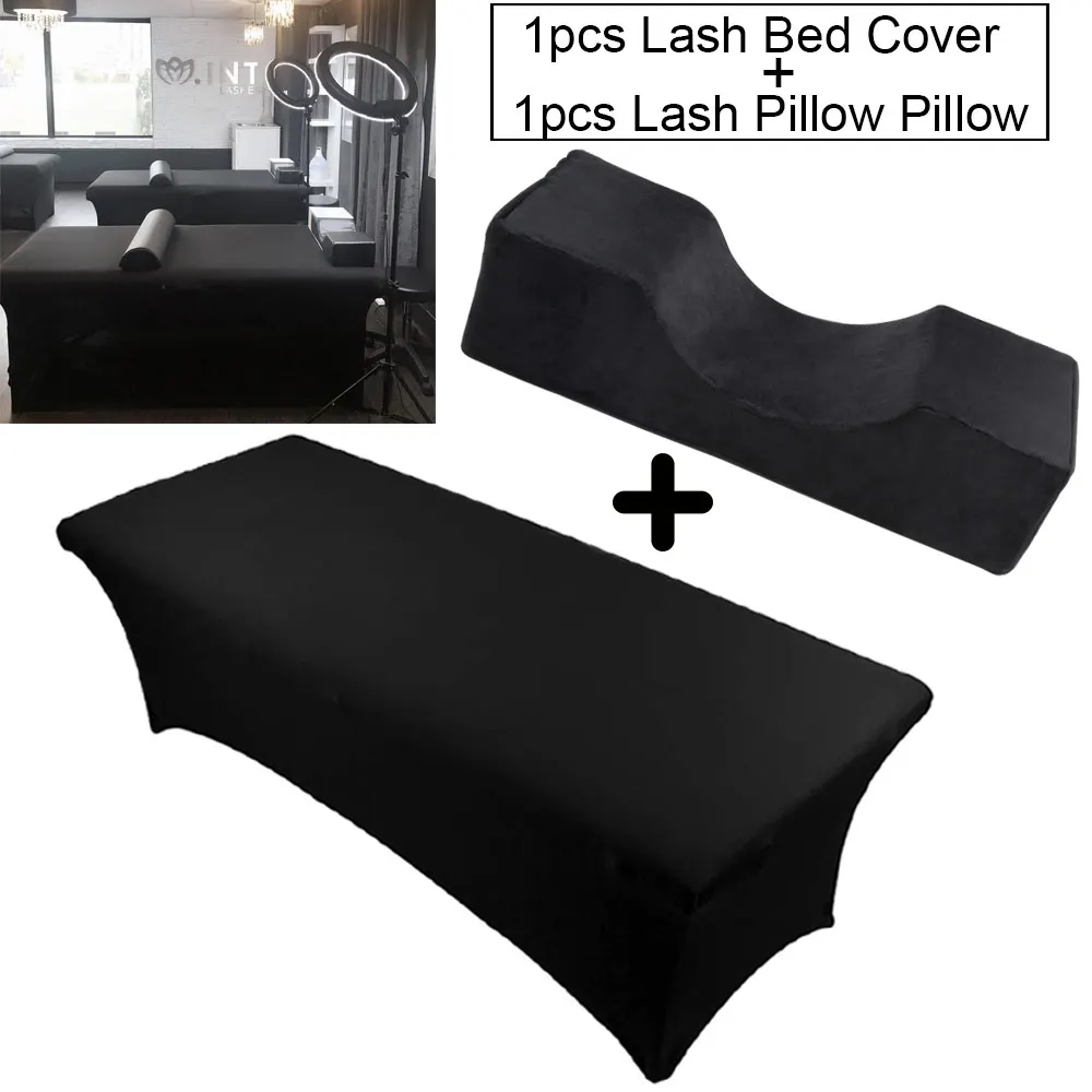 Buy Bed-Cover Makeup-Tool Eyelash-Extension Elastic-Sheet Salon Neck-Lash-Pillow Memory-Foam y5Kj5KDnL