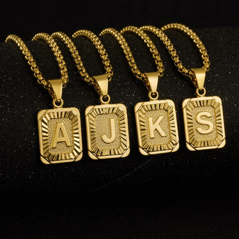 New Hip Hop Square Pendant Men's 