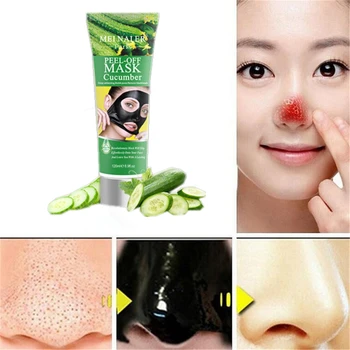 

1Bottle Face Care Cucumber Strawberry Nose Blackhead Remover Mask Pore Cleanser BlackHead EX Pore Strip Face Mask Acne Treatmen