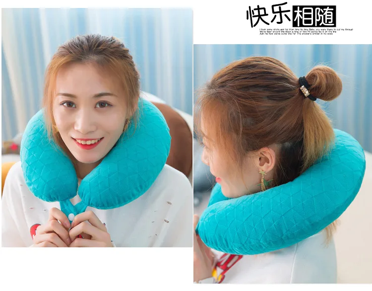U-SHAPE Подушка здоровая подушка для шеи u-образная подушка для путешествий с самолетом настраиваемая мультяшная u-образная подушка для шеи