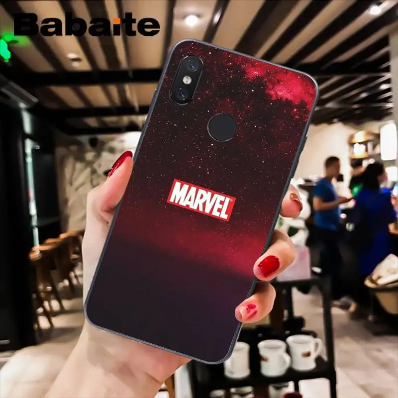 A10 Babaite Marvel Мстители Железный человек Капитан Америка чехол для телефона xiaomi6 MIX2 note3 redmiK20 7 xiaomi8SE redminote4 note 5 - Цвет: A10
