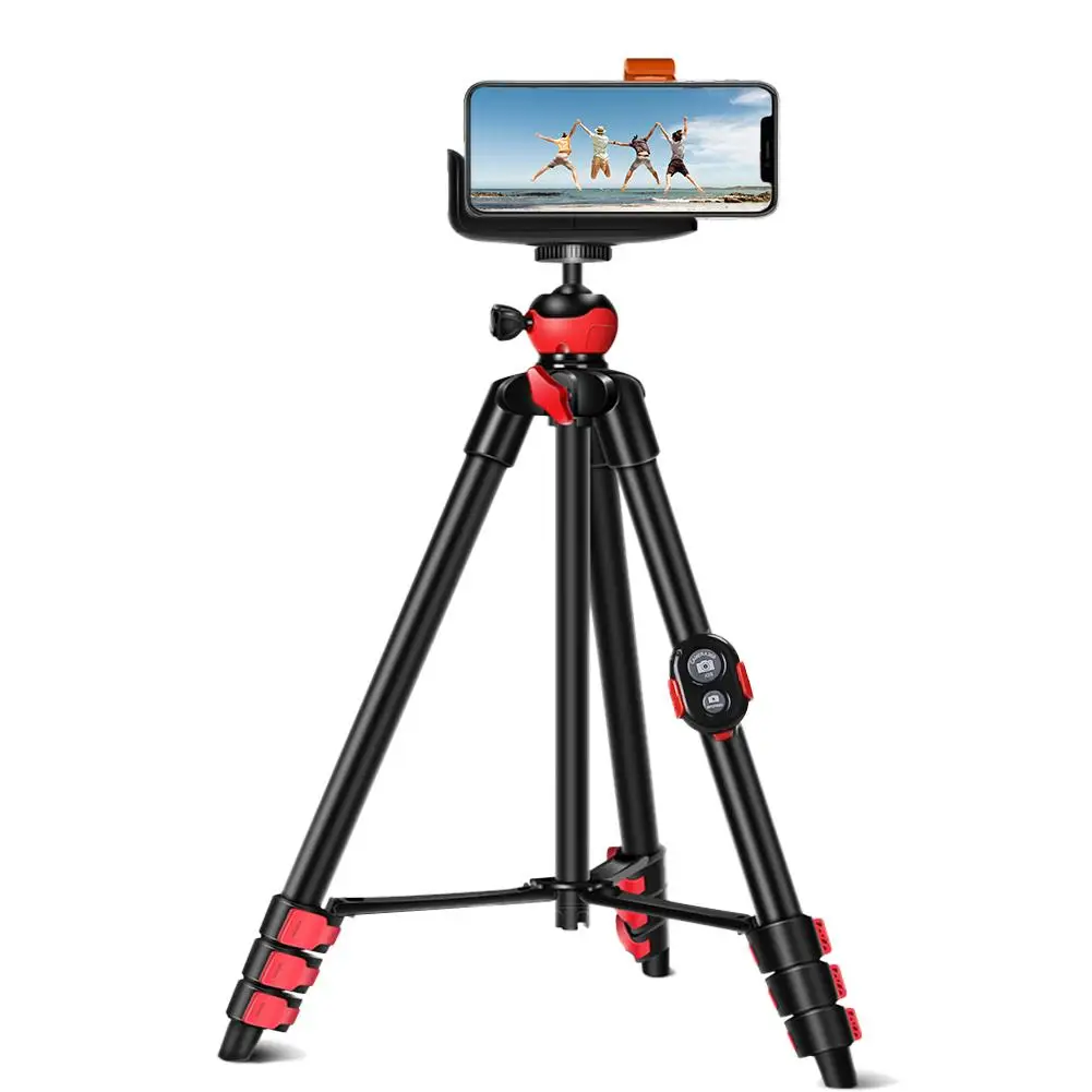 

For ZOMEI T60 Mobile Phone Holder With Bluetooth Remote Control Camera Tripod For Iphone/Galaxy/Huawei/Xiaomi For Gopro For SLR