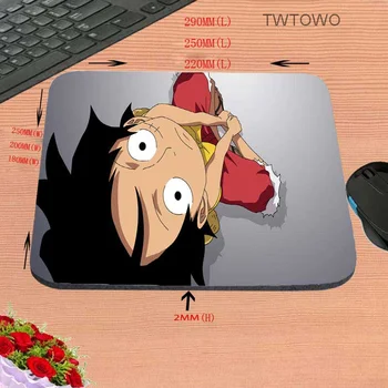 

Customized Japanese Anime One Piece Monkey D. Luffy Amer Aming Soft Mouse Mat PC Computer Mouse Pad Amer Desk Mats To Mouse