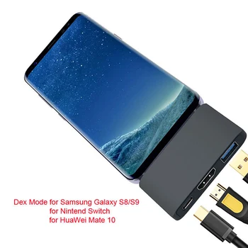 

Hub To HDMI HDTV Adapter Convertor 1Pc Support Dex Mode For Macbook Samsung S8/S9 Nintend Switch PD High Speed USB3.1 Type C