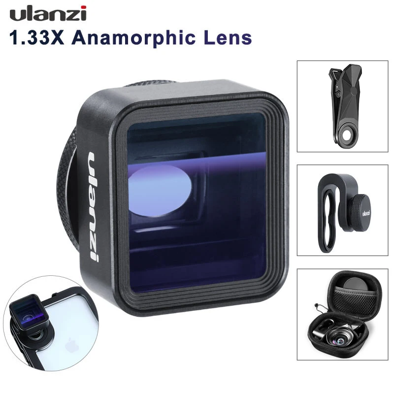 Ulanzi 1.55X Anamorphic สำหรับ iPhone 12 Mini Pro Max 11 Pro Max ยิง