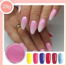 Like прозрачный Окунь и акриловый порошок 1 унция/банка блеск 28 г 3D резьба для ногтей украшения акриловый порошок цвет ногтей Красота ногтей