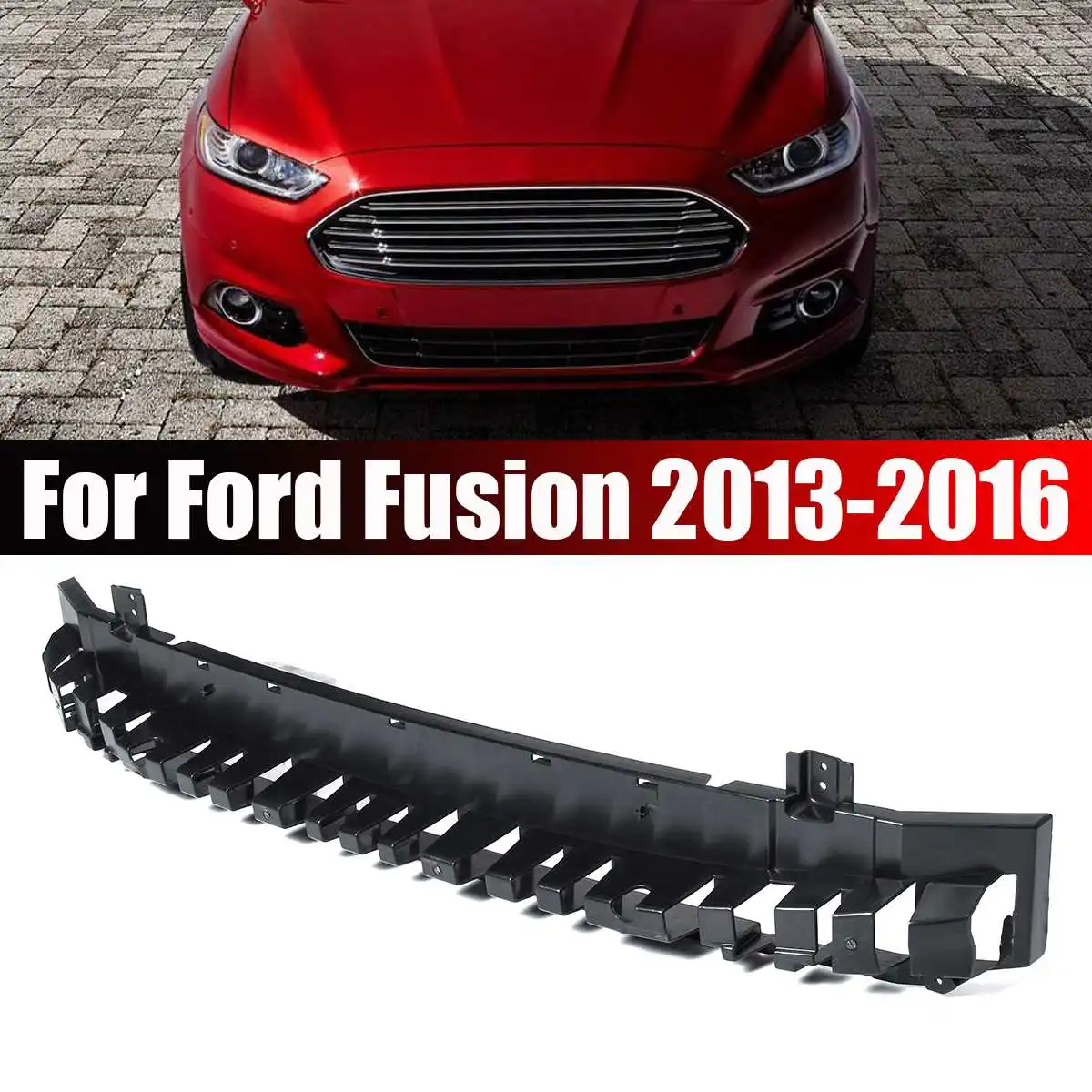 

NEW 1PCS ABS Plastic Front Bumper Face Bar Impact Absorber For Ford for Fusion 2013-2016 DS7Z17C882A