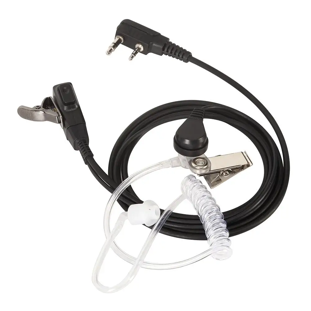 2Pin микрофон портативная рация с наушниками гарнитура для HYT-Baofeng UV-5R BF-888S pinganillo Walkie