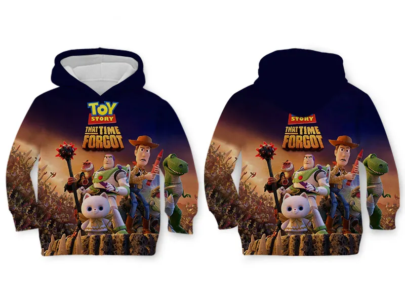 WHOSONG толстовка с 3d принтом популярная moive TOY STORY 4 модное пальто Одежда для родителей и детей детский пуловер