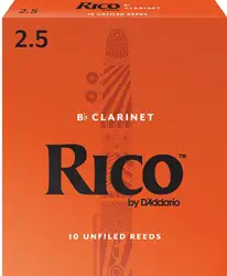 Новая упаковка Америка Rico трость для кларнета B плоская желтая коробка оранжевая коробка Rui рот 10 штук