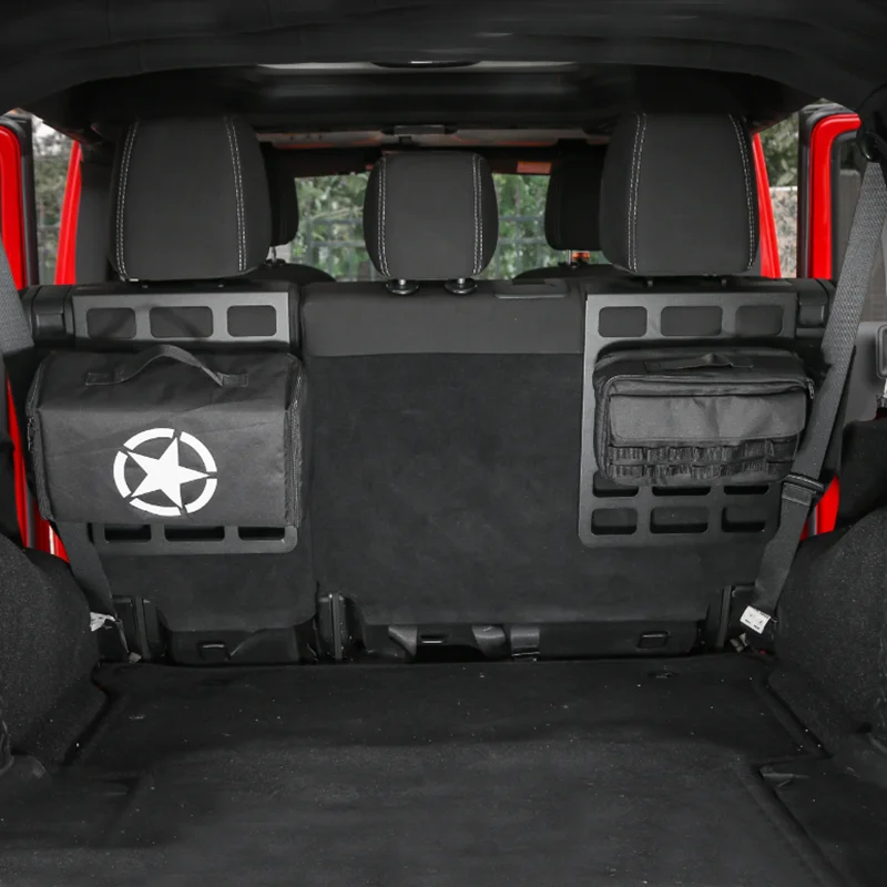 Для Jeep Wrangler 2007 2008 2009 2010 2011 2012 2013 Металл сиденье для салона автомобиля задняя спинка полка багажник Чемодан Перевозчик Автомобильный держатель для укладки