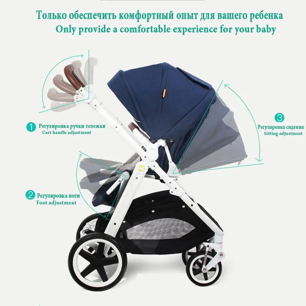CoolBaby детская коляска 2 в 1 3 в 1 Складной свет четыре сезона демпфирования складывания легкий двусторон