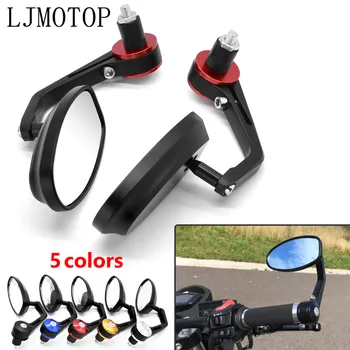 

2019 For DUCATI Monster M600 M620 M750 M900 Scrambler 1100 Motorcycle Rear View Side Mirrors Rearview Bar End cafe racer mirror