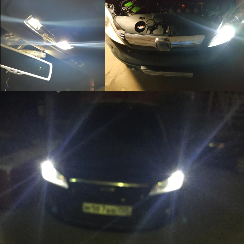 100 шт. T10 W5W 9 SMD 3030 светодиодный автомобиль лампа CANBUS Авто Интерьер Чтение светильник, сигнализирующий фонарь Клин хвост боковые лампочки по оптовой цене 12V
