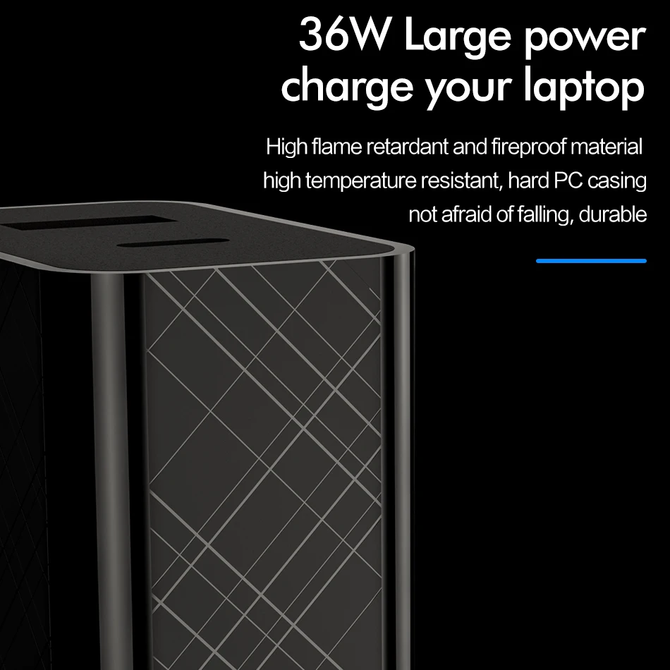 Рок PD QC 3.0 FCP Dual USB Зарядное устройство 36 Вт Quick Charge ЕС США Разъем для iPhone X 8 плюс+ PD Тип C до Освещение кабель для зарядки 15 Вт