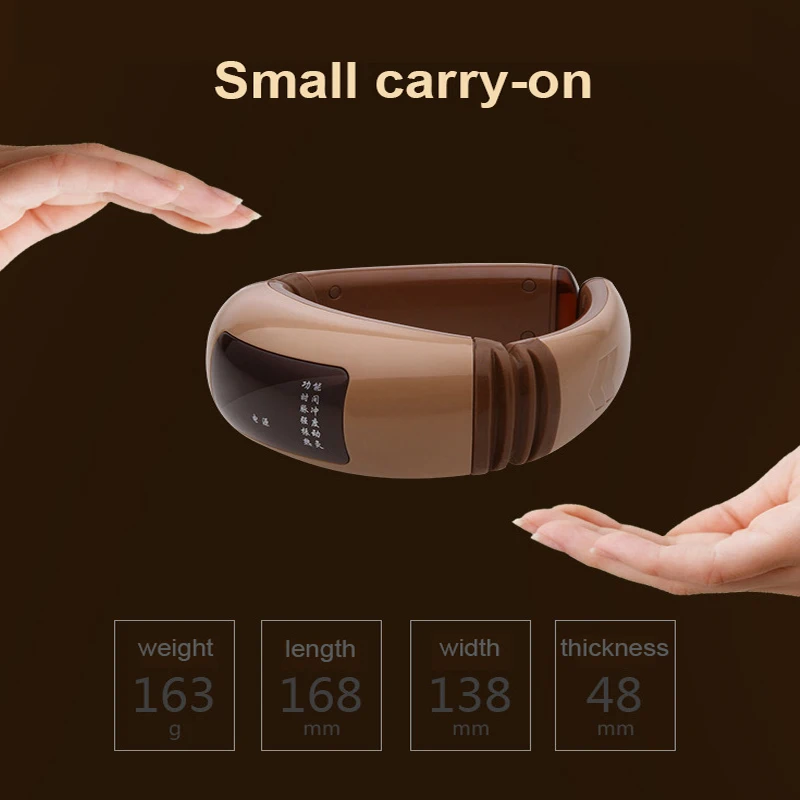 

Healthy Multifunctional Electric Pulse Back Neck Massager Small Carry-on Charging Massager Relief Tool Health Care