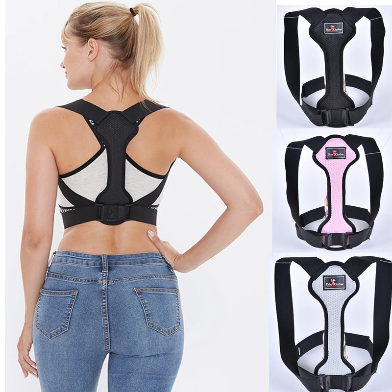 

Upper Back Posture Corrector Clavicle Support Belt Back Slouching Corrective Posture Correction Spine Braces Supports Health