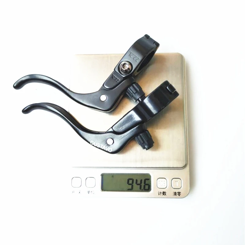 Hot sale Beautiful Practical Bike Brake Levers 1 pair V-brake Levers left right road folding Bike Brake Levers 22.2/31.8mm