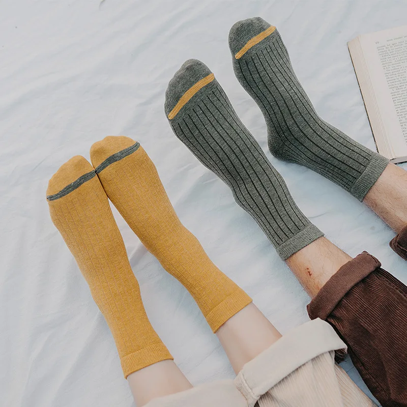 Cotton Loose Striped Socks