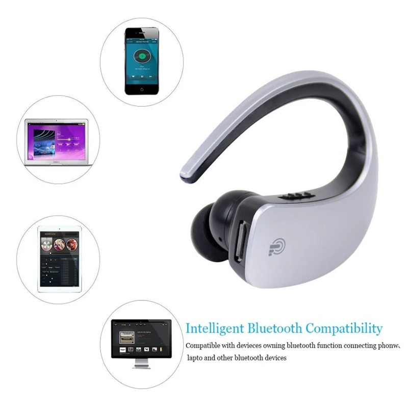Bluetooth наушники 4,1, беспроводная Bluetooth гарнитура, наушники с шумоподавлением, наушники с микрофоном для телефона