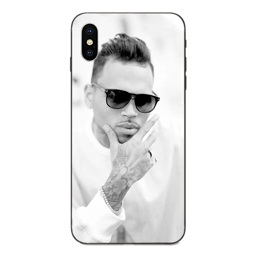Team Breezy силиконовый чехол для телефона с изображением Криса коричневого Galaxy A8 A9 Star
