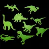 9pcs green-dinosaur