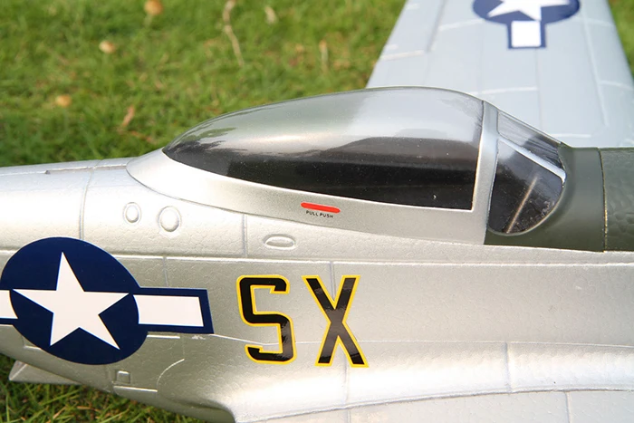 4 CH TopRC мини P51-D радиупрвляемый Warbird Самолет ARF