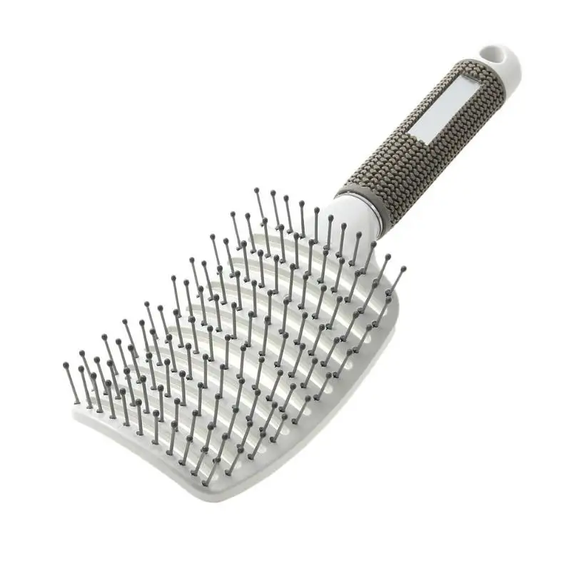 Hair Scalp Massage Comb Hairbrush Bristle Nylon Women Wet Curly Detangle Hair Brush for Salon Hairdressing Styling Tools