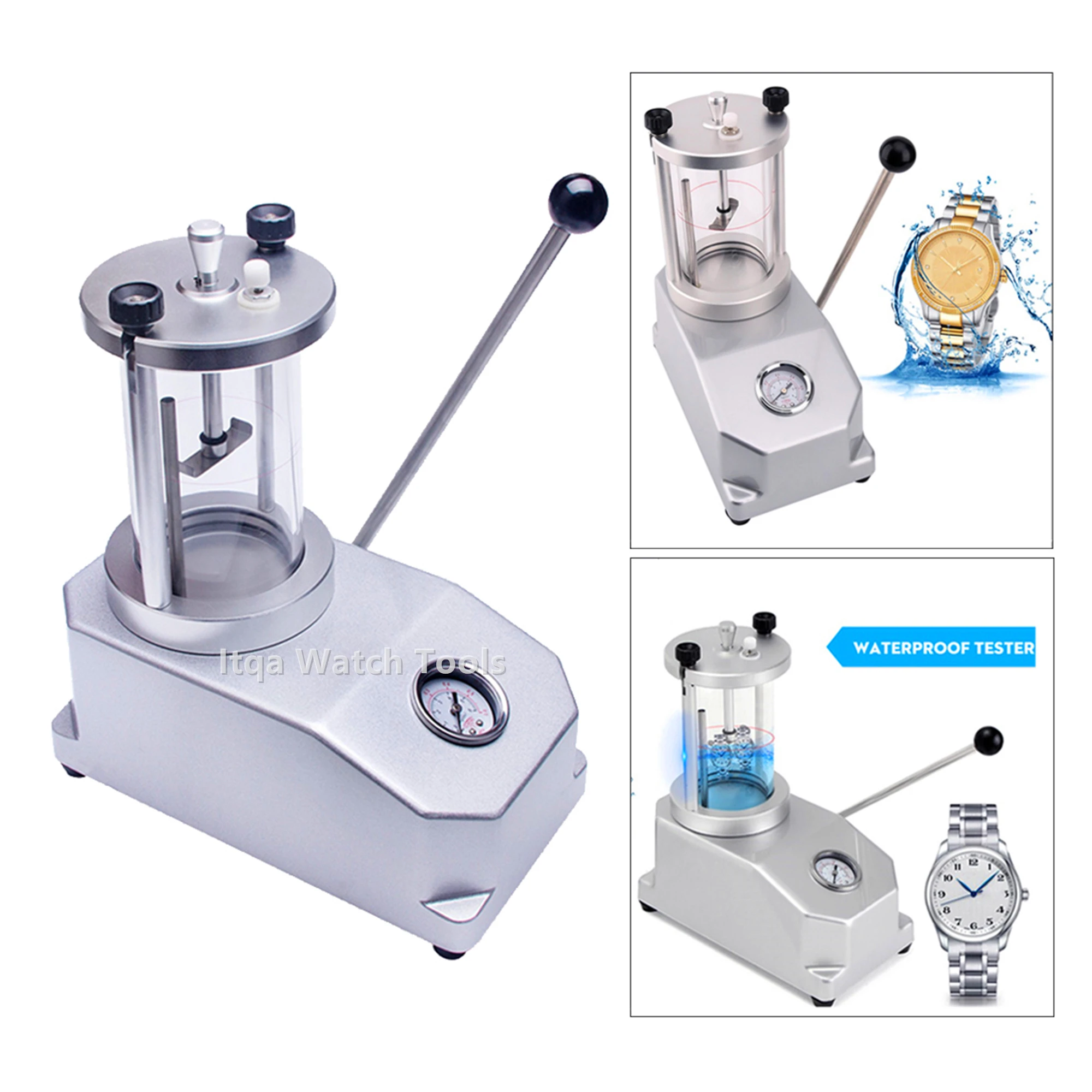 Hoge Kwaliteit 6 ATM Horloge Waterdicht Tester Horlogekast Waterbestendig  Testen Machine Horlogemaker Instrumenten|Repair Tools \u0026 Kits| - AliExpress