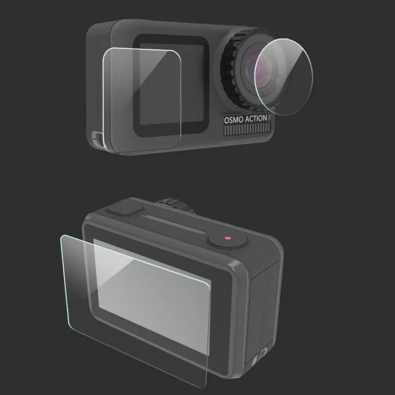 Для Dji Osmo Action Спортивная Защитная пленка для камеры протектор экрана из закаленного стекла защитные аксессуары