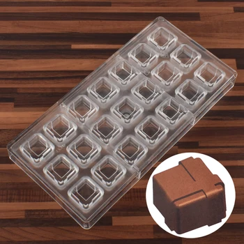 

21 cavities 2.6cm Quality polycarbonate PC chocolate mold ice cube mould chocolat candy making molds DIY baking stuff
