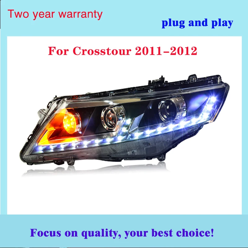 Автомобильный Стайлинг фара для Honda Crosstour фары 2011 2012 проектор линзы фары