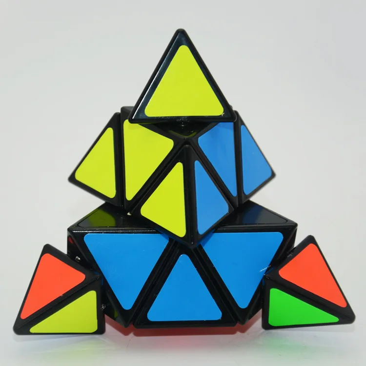 [Grid Triumph Pyramid] Детская развивающая треугольная кубическая игра Рубика только особая форма