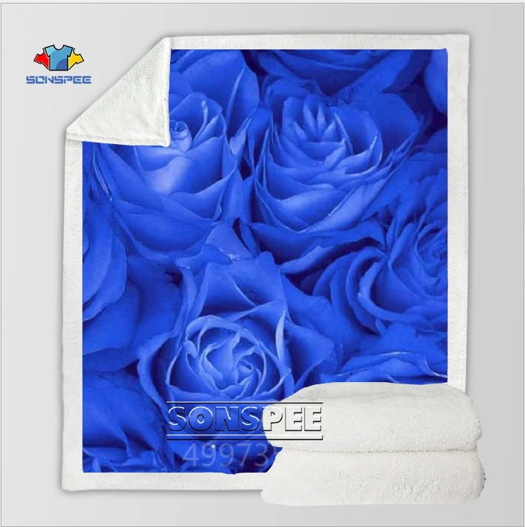 SONSPEE blue Rose Harajuku детское одеяло для взрослых с 3d принтом теплое удобное покрывало для дивана постельные принадлежности для путешествий Диван офисный кондиционер комнаты фирменный магазин-аутлет детей K97 - Цвет: 5