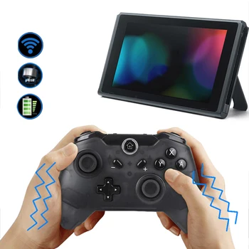 

PS4 Controller Bluetooth Gamepad For Switch Pro Wireless Controller FOR For Switch Host-Matte Transparent Shell Game Joystick
