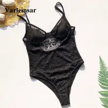 Сексуальный перспективный кружевной цельный купальник Женская одежда для плавания женский черный купальный костюм одежда для плавания V1753