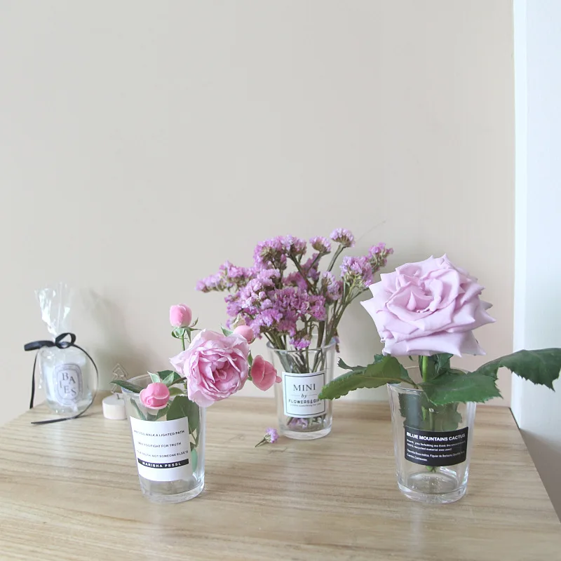 

Vase Glass Hydroponic Nordic Round Terrarium Plants Flower Pots Storage Office Home Decor Items Accessories Room Decor Aesthetic