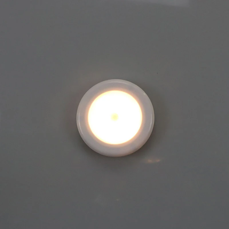 LED Battery Powered Motion Sensor Light Indoor Wall Stair Shed Bathroom Lamp