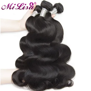 

10- 30 Inch Malaysian Body Wave Bundle 100% Human Hair Weave Bundles Deal 1 Piece Remy Hair Natural Color Can Buy 3 or 4 Bundles