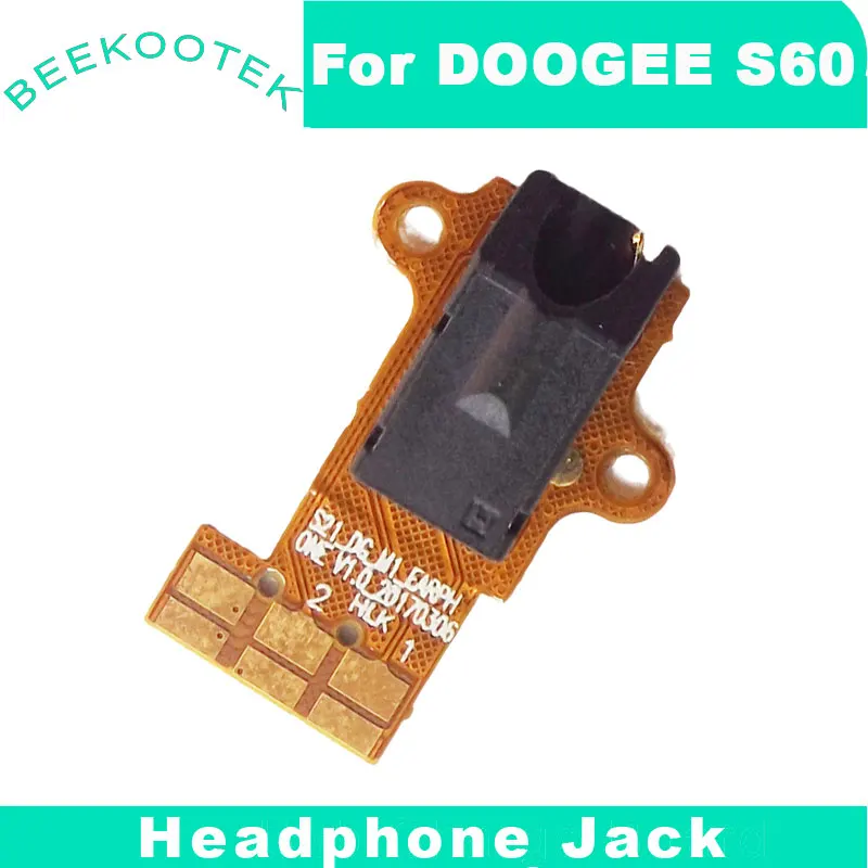 Doogee S60 оригинальный новый разъем для наушников наушники FPC ремонт гнезда запчасти